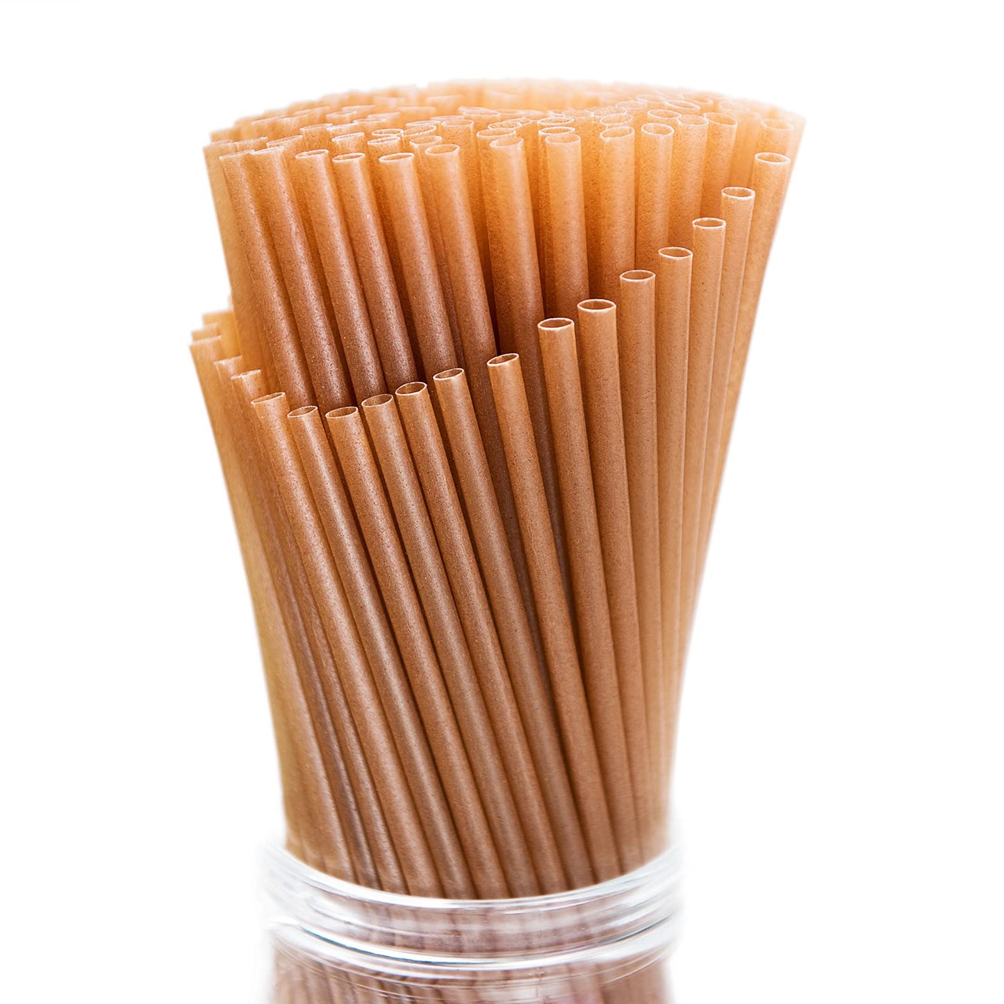 Biodegradable Sugarcane Straws - Unwrapped Standard - Free Shipping